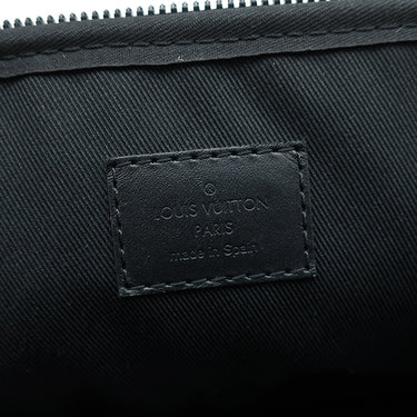 ルイヴィトン LOUIS VUITTON クエスト メッセンジャー M46973 モノグラムマカサー モノグラムマカサー ショルダーバッグ ブラック金具 茶 黒