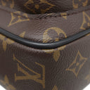 ルイヴィトン LOUIS VUITTON クエスト メッセンジャー M46973 モノグラムマカサー モノグラムマカサー ショルダーバッグ ブラック金具 茶 黒