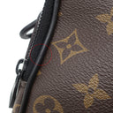 ルイヴィトン LOUIS VUITTON クエスト メッセンジャー M46973 モノグラムマカサー モノグラムマカサー ショルダーバッグ ブラック金具 茶 黒