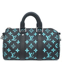 ルイヴィトン LOUIS VUITTON キーポル バンドリエール 25 M21938 ブラック×ブルー モノグラムキャンバス モノグラムプレイグラウンドキャンバス 2WAYバッグ シルバー金具 ショルダーバッグ ハンドバッグ 黒