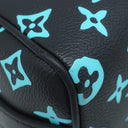 ルイヴィトン LOUIS VUITTON キーポル バンドリエール 25 M21938 ブラック×ブルー モノグラムキャンバス モノグラムプレイグラウンドキャンバス 2WAYバッグ シルバー金具 ショルダーバッグ ハンドバッグ 黒