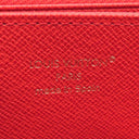 ルイヴィトン LOUIS VUITTON ジッピー ウォレット M41896 モノグラム×コクリコ モノグラムキャンバス 長財布 ゴールド金具 茶 赤 ラウンドファスナー