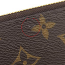 ルイヴィトン LOUIS VUITTON ジッピー ウォレット M41896 モノグラム×コクリコ モノグラムキャンバス 長財布 ゴールド金具 茶 赤 ラウンドファスナー