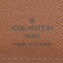 ルイヴィトン LOUIS VUITTON ポルトフォイユ ミュルティプル M60895 モノグラム モノグラムキャンバス 二つ折り財布 ゴールド金具 茶 札入れ
