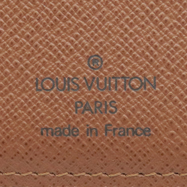 ルイヴィトン LOUIS VUITTON ポルトフォイユ ミュルティプル M60895 モノグラム モノグラムキャンバス 二つ折り財布 ゴールド金具 茶 札入れ