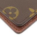 ルイヴィトン LOUIS VUITTON ポルトフォイユ ミュルティプル M60895 モノグラム モノグラムキャンバス 二つ折り財布 ゴールド金具 茶 札入れ