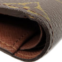 ルイヴィトン LOUIS VUITTON ポルトフォイユ ミュルティプル M60895 モノグラム モノグラムキャンバス 二つ折り財布 ゴールド金具 茶 札入れ