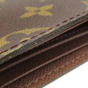 ルイヴィトン LOUIS VUITTON ポルトフォイユ ミュルティプル M60895 モノグラム モノグラムキャンバス 二つ折り財布 ゴールド金具 茶 札入れ
