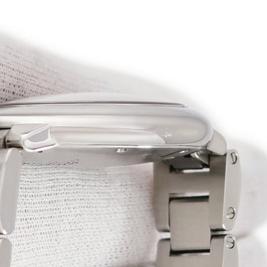 腕時計 カルティエ Cartier バロンブルー ドゥ カルティエ 33mm W4BB0021 自動巻き メンズ レディース 純正ダイヤ ギョウシェ 青針