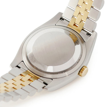 腕時計 ロレックス ROLEX デイトジャスト 36 116233 2BR V番 自動巻き メンズ V番 K18YG×SS コンビ 純正ダイヤ ブラック オニキス