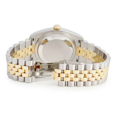 腕時計 ロレックス ROLEX デイトジャスト 36 116233 2BR V番 自動巻き メンズ V番 K18YG×SS コンビ 純正ダイヤ ブラック オニキス