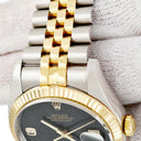 腕時計 ロレックス ROLEX デイトジャスト 36 116233 2BR V番 自動巻き メンズ V番 K18YG×SS コンビ 純正ダイヤ ブラック オニキス