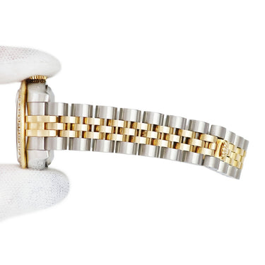 腕時計 ロレックス ROLEX デイトジャスト 179383G ランダム番 自動巻き レディース ランダム番 K18YG×SS コンビ 純正ダイヤ ジュビリー