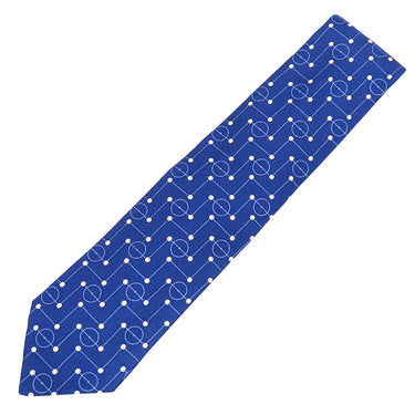 ダンヒル dunhill シルク JFAコラボ 9CM ネイビー シルク ネクタイ サッカー日本代表モデル