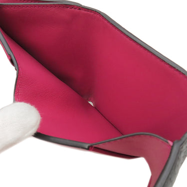 ルイヴィトン LOUIS VUITTON ポルトフォイユ カプシーヌ XS M68587 ノワール×ホットピンク レザー トリヨンレザー 三つ折り財布 ゴールド金具