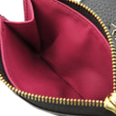 ルイヴィトン LOUIS VUITTON ポルトフォイユ カプシーヌ XS M68587 ノワール×ホットピンク レザー トリヨンレザー 三つ折り財布 ゴールド金具