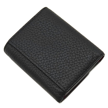ルイヴィトン LOUIS VUITTON ポルトフォイユ カプシーヌ XS M68587 ノワール×ホットピンク レザー トリヨンレザー 三つ折り財布 ゴールド金具