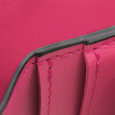 ルイヴィトン LOUIS VUITTON ポルトフォイユ カプシーヌ XS M68587 ノワール×ホットピンク レザー トリヨンレザー 三つ折り財布 ゴールド金具