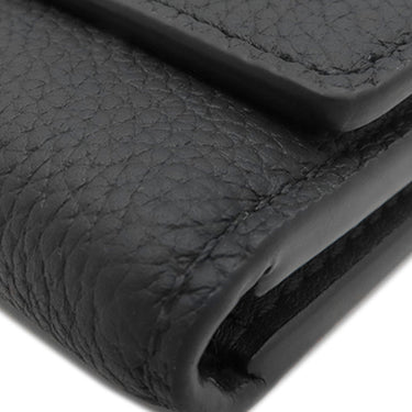 ルイヴィトン LOUIS VUITTON ヴィクター ウォレット M26250 ブラック カーフ ワクシーカーフレザー 三つ折り財布 ブラック金具 黒 コンパクトウォレット