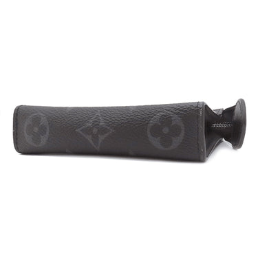 ルイヴィトン LOUIS VUITTON ポシェット クレ ヴォワヤージュ M82776 モノグラムエクリプス レザー モノグラムエクリプスキャンバス コインケース シルバー金具 黒 ノワール 小銭入れ キーフック付き