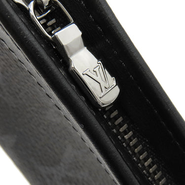 ルイヴィトン LOUIS VUITTON ポシェット クレ ヴォワヤージュ M82776 モノグラムエクリプス レザー モノグラムエクリプスキャンバス コインケース シルバー金具 黒 ノワール 小銭入れ キーフック付き