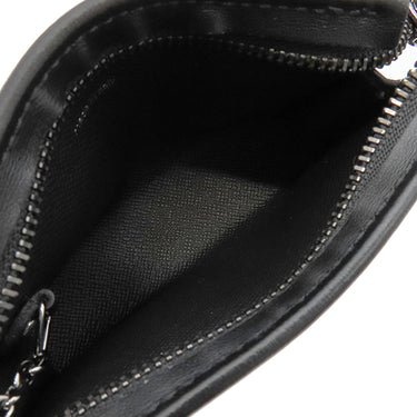 ルイヴィトン LOUIS VUITTON ポシェット クレ ヴォワヤージュ M82776 モノグラムエクリプス レザー モノグラムエクリプスキャンバス コインケース シルバー金具 黒 ノワール 小銭入れ キーフック付き