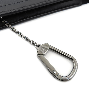 ルイヴィトン LOUIS VUITTON ポシェット クレ ヴォワヤージュ M82776 モノグラムエクリプス レザー モノグラムエクリプスキャンバス コインケース シルバー金具 黒 ノワール 小銭入れ キーフック付き