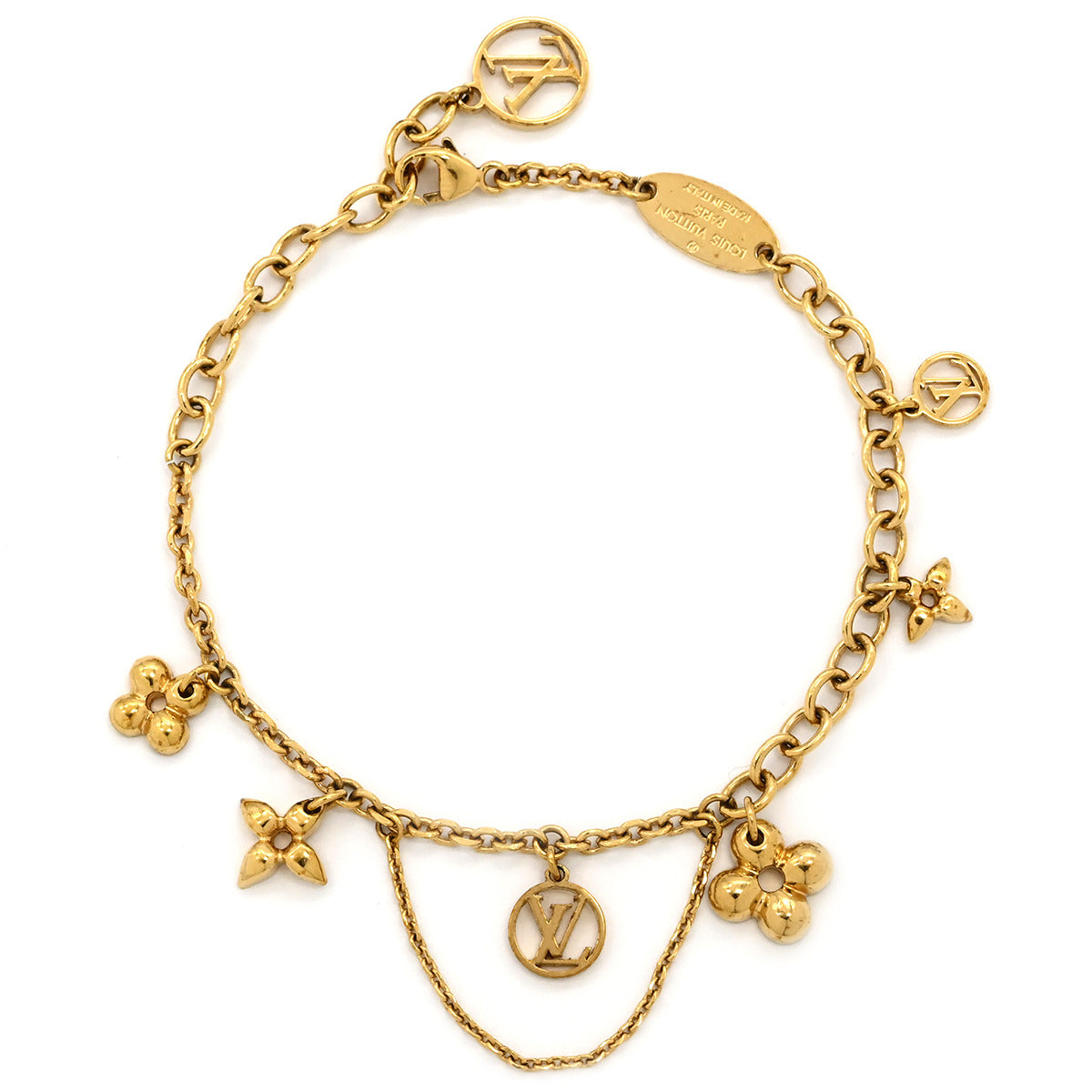 ルイヴィトン LOUIS VUITTON ブラスレ ブルーミング M64858 ゴールド