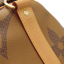 ルイヴィトン LOUIS VUITTON キーポル バンドリエール50 M44739 モノグラムジャイアントリバース レザー モノグラムジャイアントリバースキャンバス ボストンバッグ ゴールド金具 茶
