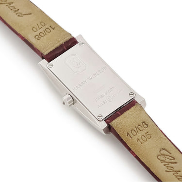 腕時計 ハリーウィンストン Harry Winston アヴェニュー C ミニ ムーンフェイズ AVCQMP16WW001 クオーツ レディース K18WG無垢 純正ダイヤ