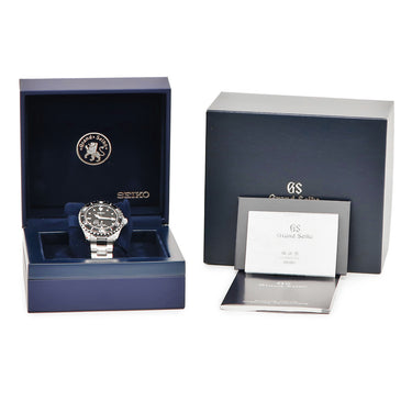 腕時計 グランドセイコー Grand Seiko スプリングドライブ ダイバーズ200ｍ SBGA029 9R65-0AM0 自動巻き メンズ 黒 デイト パワーリザーブ