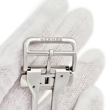 エルメス HERMES 純正 アップルウォッチ 44 45 46 49 mm用 キリム カーキ ラバー ステンレススチール 腕時計パーツ ラバー ベルト 35ｍｍ 緑 バックル付き