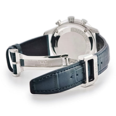 腕時計 IWC IWC ポルトギーゼ クロノグラフ IW371446 自動巻き メンズ シルバー スモールセコンド 青針 アラビア
