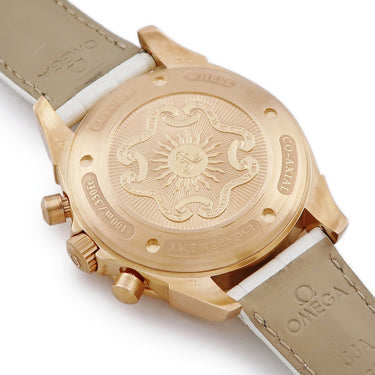 腕時計 オメガ OMEGA デ ヴィル コーアクシャル クロノスコープ 422.53.41.50.04.001 自動巻き メンズ K18RG無垢 クロノグラフ 白