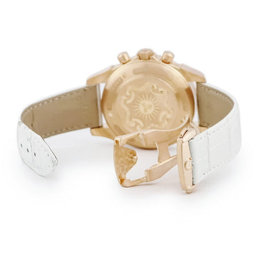 腕時計 オメガ OMEGA デ ヴィル コーアクシャル クロノスコープ 422.53.41.50.04.001 自動巻き メンズ K18RG無垢 クロノグラフ 白