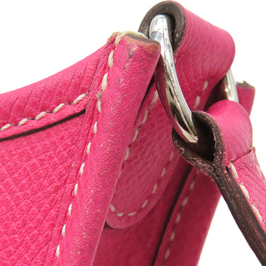 エルメス HERMES エヴリンTPM ローズティリアン トリヨンクレマンス ショルダーバッグ シルバー金具