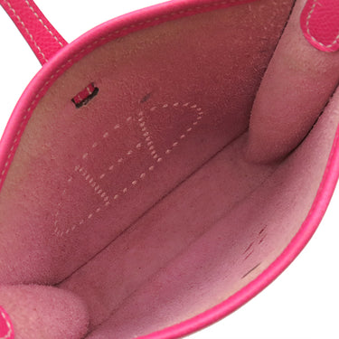 エルメス HERMES エヴリンTPM ローズティリアン トリヨンクレマンス ショルダーバッグ シルバー金具