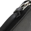 ルイヴィトン LOUIS VUITTON ジッピー ロックミー M62622 ブラック カーフ 長財布 シルバー金具 黒 LVロゴプレート ラウンドファスナー