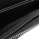 ルイヴィトン LOUIS VUITTON ジッピー ロックミー M62622 ブラック カーフ 長財布 シルバー金具 黒 LVロゴプレート ラウンドファスナー