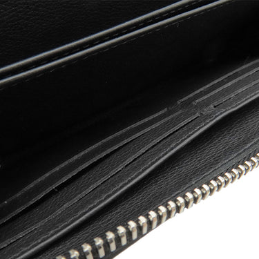 ルイヴィトン LOUIS VUITTON ジッピー ロックミー M62622 ブラック カーフ 長財布 シルバー金具 黒 LVロゴプレート ラウンドファスナー