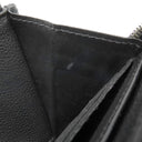 ルイヴィトン LOUIS VUITTON ジッピー ロックミー M62622 ブラック カーフ 長財布 シルバー金具 黒 LVロゴプレート ラウンドファスナー