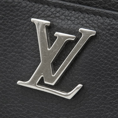 ルイヴィトン LOUIS VUITTON ジッピー ロックミー M62622 ブラック カーフ 長財布 シルバー金具 黒 LVロゴプレート ラウンドファスナー