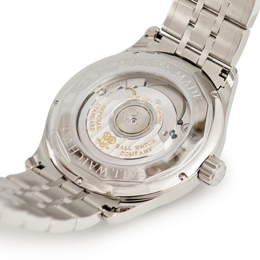 腕時計 ボールウォッチ BALL WATCH トレインマスター スタンダードタイム NM3888D-S1CJ-WH 自動巻き メンズ 未使用 スモールセコンド 白