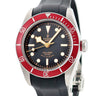 腕時計 チュードル TUDOR ヘリテージ ブラックベイ 79220R J番 自動巻き メンズ J番 イカ針 黒 赤ベゼル 小バラロゴ ダイバーズ