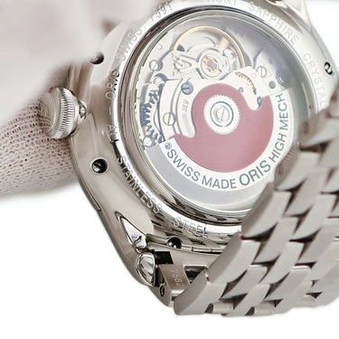 腕時計 オリス ORIS アートリエ デイト シルバー 01 733 7591 4051-07 8 21 73 自動巻き メンズ ギョウシェ