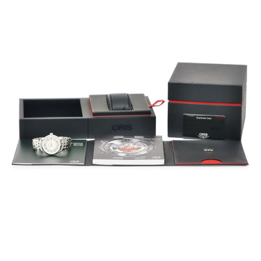 腕時計 オリス ORIS アートリエ デイト シルバー 01 733 7591 4051-07 8 21 73 自動巻き メンズ ギョウシェ