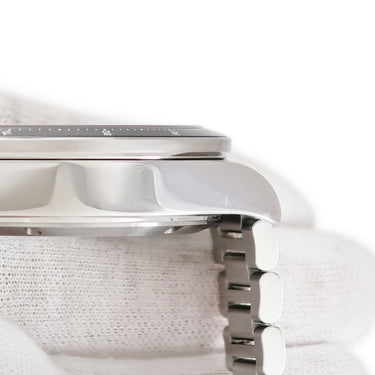 腕時計 ロンジン LONGINES コンクエスト クロノグラフ L3.835.4.02.6 自動巻き メンズ シルバー グリーン スモールセコンド