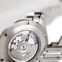 腕時計 ロンジン LONGINES コンクエスト クロノグラフ L3.835.4.02.6 自動巻き メンズ シルバー グリーン スモールセコンド