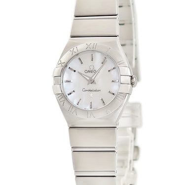腕時計 オメガ OMEGA コンステレーション ブラッシュクォーツ 123.10.24.60.05.001 クオーツ レディース ホワイト シェル