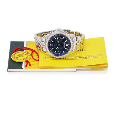 腕時計 ブライトリング BREITLING ベントレー マークVI P26362 P2636212/C707 自動巻き メンズ ブルー クロノグラフ デイト スモールセコンド